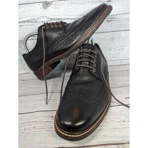 Cole Haan Original Wat Shoes Mens 11M Black Leather Wingtip Oxford Dress C27038